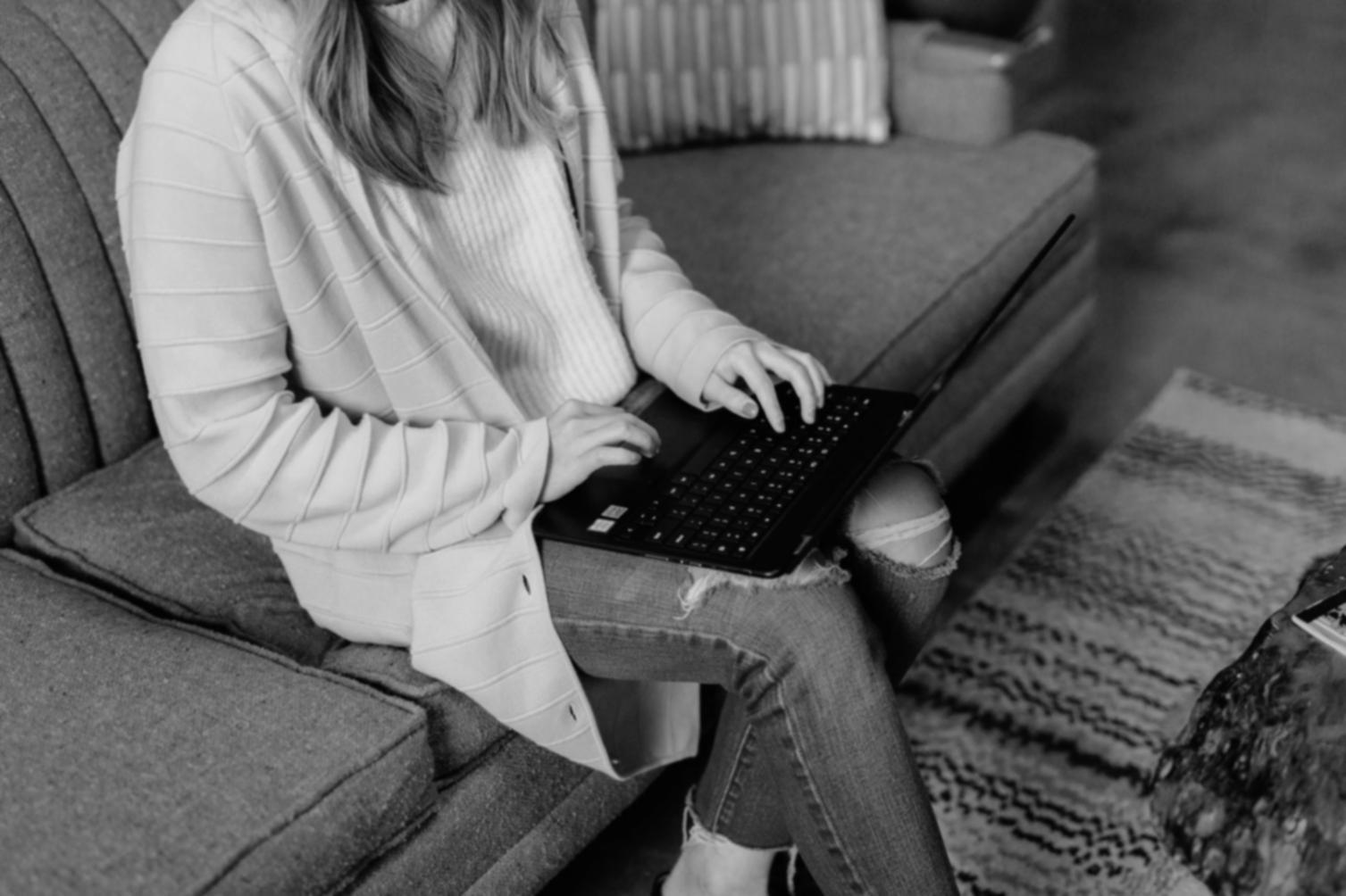 Professional financial workspace with modern technology